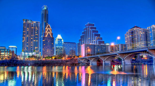 Austin Night Skyline